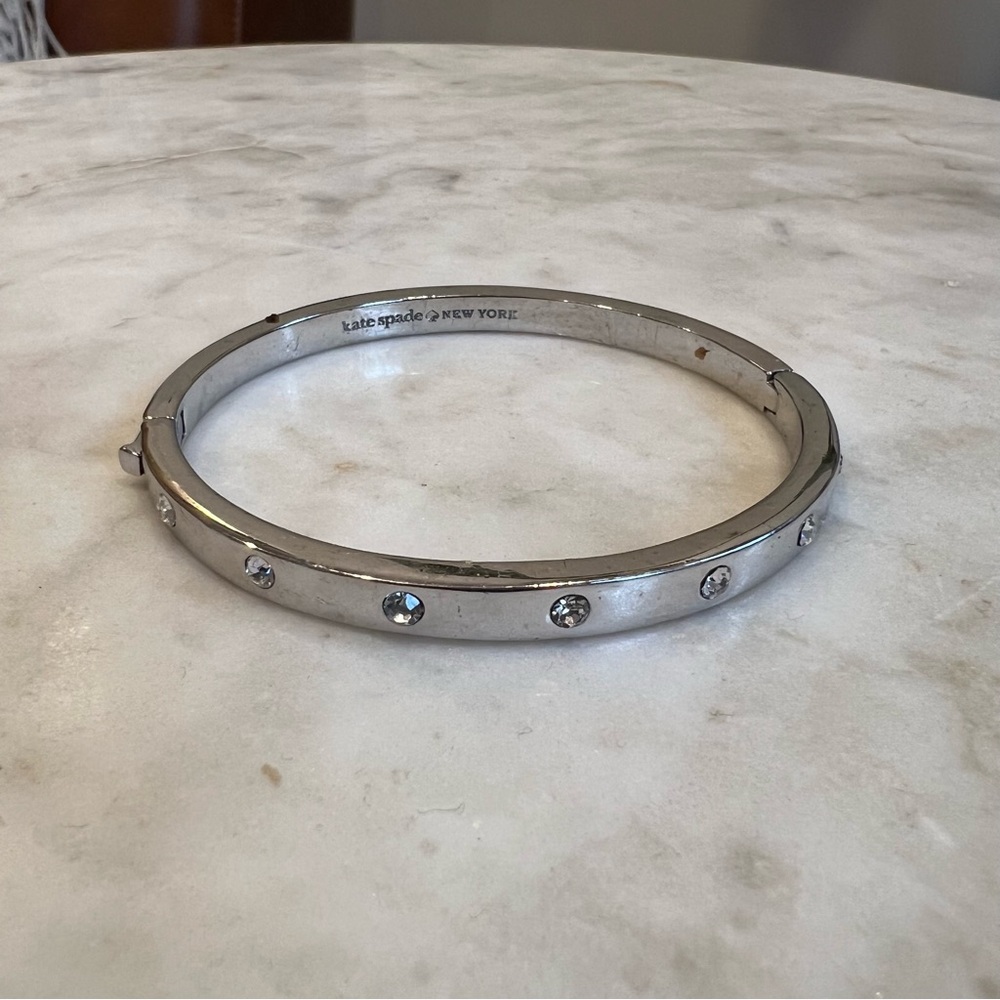 Kate Spade Silver Studded Bangle Bracelet
